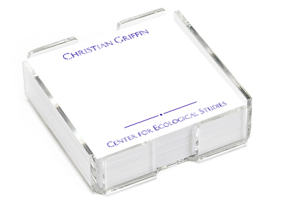 Simple Elegance Memo Square with Acrylic Holder